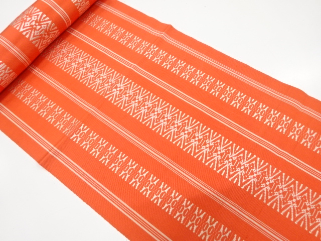 アンティーク　博多　八寸帯地反物